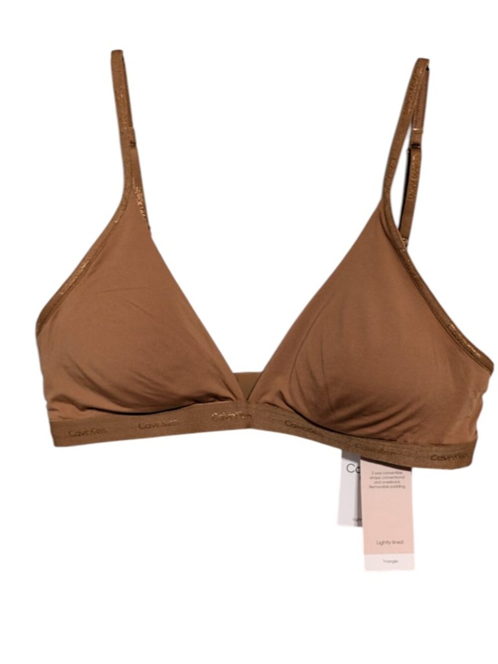 ​✨NWT Calvin Klein Form to Body Triangle Bralette In "Cedar" Size Small ✨